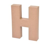 Homéa, Lettre Carton 14 x 3 x H18 cm à Décorer "H"