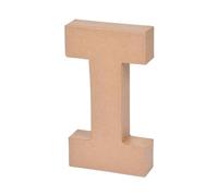 Homéa, Lettre Carton 14 x 3 x H18 cm à Décorer "I"
