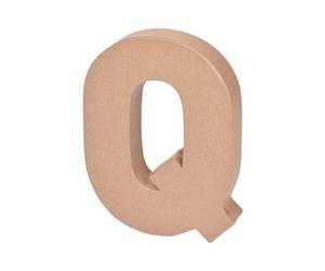 Homéa, Lettre Carton 14 x 3 x H18 cm à Décorer "Q"