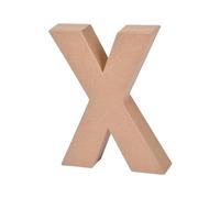 Homéa, Lettre Carton 14 x 3 x H18 cm à Décorer "X"