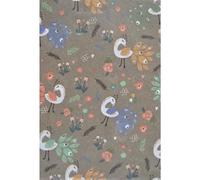 Homéa, Lot de 6 Feuilles de Papier Patch 40 x 30 cm Paon