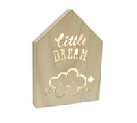 Homéa, Maison Led 20 x 3,5 x H27,5 cm Sweet Kids Nuage