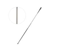Homéa, Manche à Balai Métal Embout Tournant 130 cm Chrome