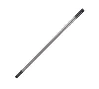 Homéa, Manche à Balai Téléscopique Métal Embout Tournant 74>130 cm Taupe