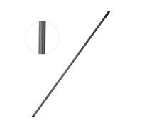 Homéa, Manche Balai Antidérapant Métal Embout Fixe 130 cm Anthracite/Taupe