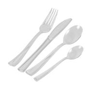 Homéa, Ménagere 6 Fourchettes+6 Couteaux+6 Cuilleres+6 Petites Cuilleres Ps Transparent
