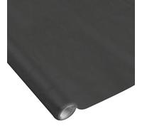 Homéa, Nappe Vitamine en Papier Damassé 1,18 x 5M Noir