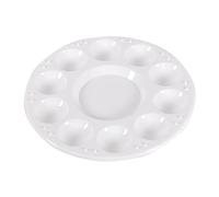 Homéa, Palette Marguerite 10 Godets en Plastique D20 cm Blanche