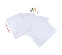 Homéa, Peinture par Numeros 2 Tableaux Eléphant+Girafe