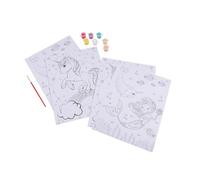 Homéa, Peinture par Numeros 2 Tableaux Sirene + Licorne