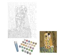 Homéa, Peinture par Numeros Grands Maitres 40 x 50 cm Le Baiser Klimt