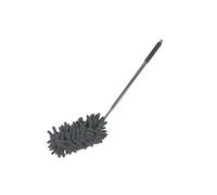 Homéa, Plumeau Chenille Microfibre Manche Telescopique 28-75Cm Anthracite, MEN360AT