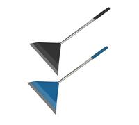 Homéa, Raclette à Vitre Manche Téléscopique 30-100 cm Anthracite et Blue Paon