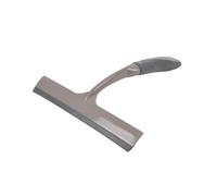 Homéa, Raclette à Vitre Plastique et TPR 25 cm Bicolore Anthracite/Taupe