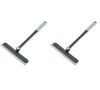 Homéa, Raclette à Vitre Tête Pivotante 42 cm Anthracite (Lot de 2)