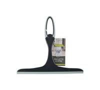 Homéa, Raclette Salle de Bain avec Ventouse 24,5 cm Anthracite