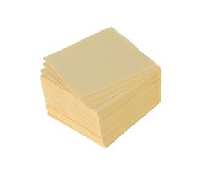 Homéa Réception, Set de 40 Serviettes Cocktail Vitamine en Papier 2 Plis 25 x 25 cm Crème