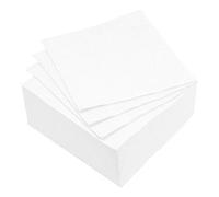 Homéa Réception, Set de 40 Serviettes Vitamine en Papier 2 Plis 38 x 38 cm Blanc