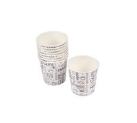 Homéa Réception, Set de 50 Gobelets Expresso en Carton 12 lanc Imprime