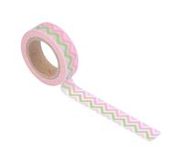 Homéa, Ruban Papier de Riz Bayadere Inca Rose 15Mm x 10M