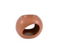 Brûle Parfum en Céramique "Orbe" 13cm Terracotta G