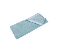 Homéa, Serpilliere Microfibre avec Scratch 40 x 35 cm Bleu Givré