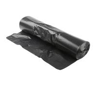 Homéa, Set de 10 Sacs Poubelle 130L Liens Coulissants Noir