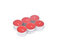 Homéa, Set de 12 Bougies Chauffe-Plat Essentiel Parfum Fraise