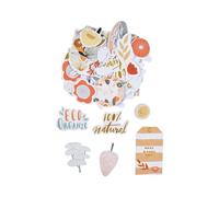 Homéa, Set de 140 Embellisseurs Papier Pure Harmonie