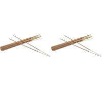 Homéa, Set de 20 Batons d'Encens L25,5 cm Essentiel Parfum Vanille (Lot de 2)