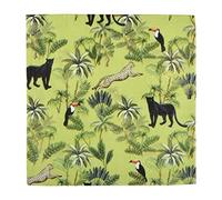 Homéa, Set de 20 Serviettes en Papier 3 Plis 33 x 33 cm Palmeraie