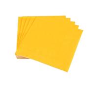 Homéa, Set de 20 Serviettes en Papier 3 Plis 33 x 33 cm Vitamine Moutarde