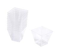 verrine mini aperitif carré - 6cl x25 en ps transparent