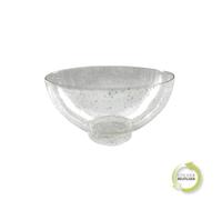 Homéa, Set de 25 Verrines Paillettes en Plastique Réutilisable Ronde 50 Ml Or