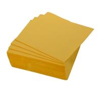 Homéa, Set de 40 Serviettes Vitamine en Papier 2 Plis 38 x 38 cm Jaune Moutarde
