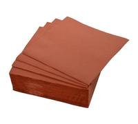 Homéa, Set de 40 Serviettes Vitamine en Papier 2 Plis 38 x 38 cm Terracotta