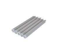 Homéa, Set de 5 Bougies Chandelier 20 cm Essentiel Coloris Gris