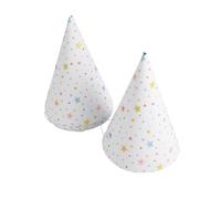 Homéa, Set de 6 Chapeaux Anniversaire en Carton H16 cm Colore