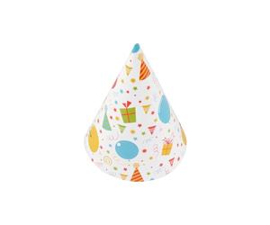 Homéa, Set de 6 Chapeaux en Carton 10,5 x H16,7 cm