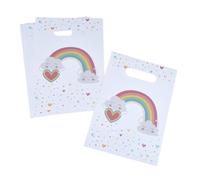 Homéa, Set de 6 Sacs à Bonbons en Papier H23 cm Rainbow