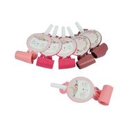 Homéa, Set de 6 Sans-Gênes en Papier+PP H11,5 cm Boho Chat