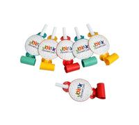 Homéa, Set de 6 Sans-Gênes en Papier+PP H11,5 cm Happy Confettis