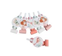 Homéa, Set de 6 Sans-Gênes en Papier+PP H11,5 cm Princesse Nature