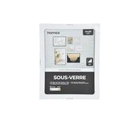 Homéa, Sous-Verre pour Photo ou Affiche 24 x H30 cm en Verre Transparent