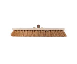 Homéa, Tête de Balai Bois Fibres Naturelles de Coco Douille Métal 60 cm