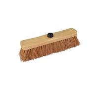 Homéa, Tête de Balai Bois Verni Fibres de Coco Premium 33 cm Usage Extérieur