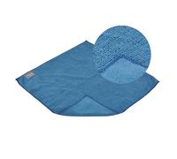 Homéa, Torchon Vaisselle Ultra Absorbant Microfibre 40 x 40 cm Bleu Paon