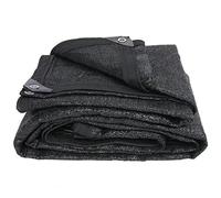 HomeABC Toile d'ombrage en maille 90 % résistante aux UV pour plantes de jardin, étangs et garages Noir durable pour une protection solaire efficace 3 x 6 m