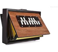 HomeAdri Shruti Box Grande boîte 38,1 x 30,5 x 7,6 cm, en bois de cerisier sur demande du client