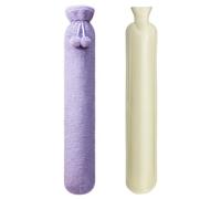 Homealexa Bouillotte Longue Homealexa 2 L Avec Housse - Sac Souple Pour Le Cou Et Les éPaules, 73 X 14 Cm - Bouteille Extra Longue Pour Enfants